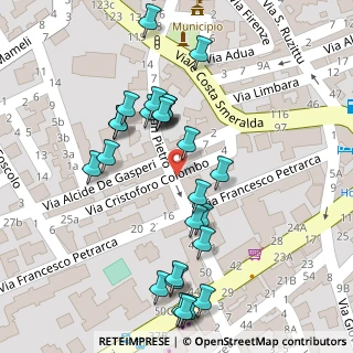 Mappa Via Francesco Petrarca, 07021 Arzachena SS, Italia (0.06429)