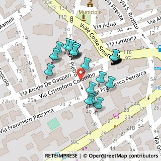 Mappa Via C. Colombo, 07021 Arzachena SS, Italia (0.05071)
