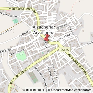 Mappa Via s. pietro 41, 07021 Arzachena, Sassari (Sardegna)