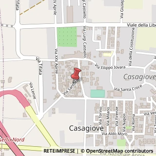 Mappa Via L. Santorio, 9, 81022 Casagiove, Caserta (Campania)