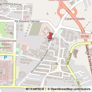 Mappa Via Francesco Marchesiello, 169, 81100 Caserta, Caserta (Campania)