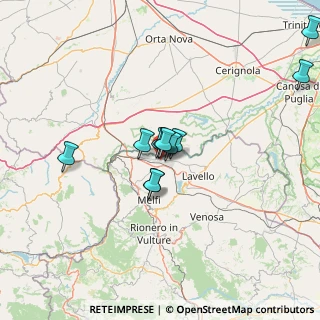 Mappa SP 111, 85025 Melfi PZ, Italia (13.89583)
