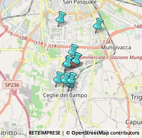 Mappa Via Roppo Vincenzo, 70125 Bari BA, Italia (1.07091)