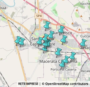 Mappa Via Lugnano, 81055 Santa Maria Capua Vetere CE, Italia (1.63625)