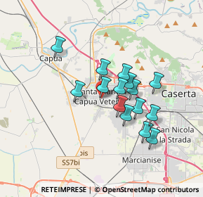 Mappa Via Lugnano, 81055 Santa Maria Capua Vetere CE, Italia (2.93667)