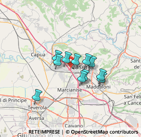 Mappa Via Lenze, 81022 Casagiove CE, Italia (4.98182)