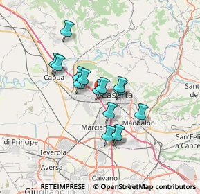 Mappa Via Lenze, 81022 Casagiove CE, Italia (5.64467)