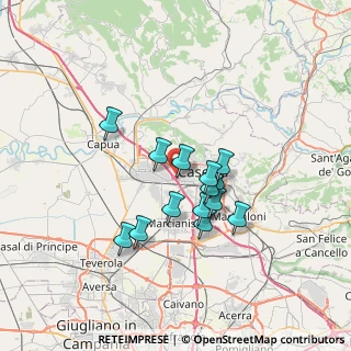 Mappa Via Lenze, 81022 Casagiove CE, Italia (5.76357)