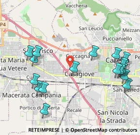 Mappa Via Lenze, 81022 Casagiove CE, Italia (2.60882)