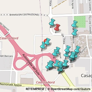 Mappa Via Lenze, 81022 Casagiove CE, Italia (0.305)