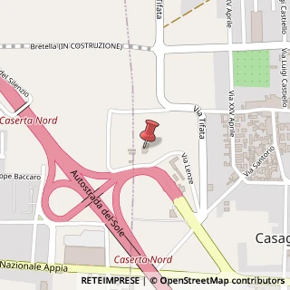 Mappa Via Lenze, 1, 81022 Casagiove, Caserta (Campania)