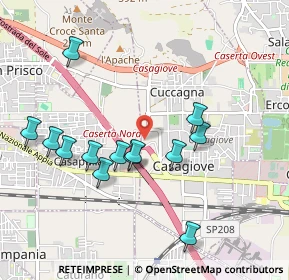 Mappa Via Lenze, 81022 Casagiove CE, Italia (1.01923)