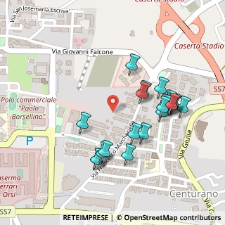 Mappa Parco Justine -Piano Terra su porticato- Senza Barriere per disabili, 81100 Caserta CE, Italia (0.25)
