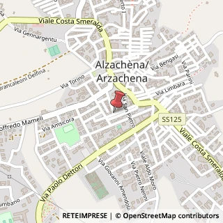 Mappa Via de gasperi 11, 07021 Arzachena, Sassari (Sardegna)