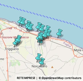 Mappa Reseda Petruzzi, 70016 Noicattaro BA, Italia (2.92)