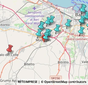 Mappa Str. Privata Piave, 70026 Modugno BA, Italia (4.78778)