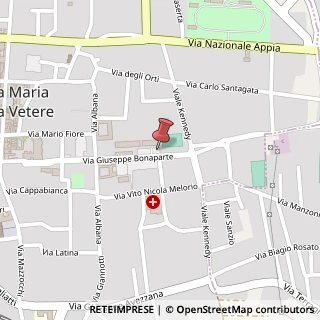 Mappa Via Federico Pezzella, 70, 81055 Santa Maria Capua Vetere, Caserta (Campania)