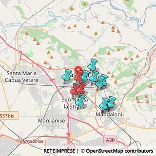 Mappa Via Donato Bramante, 81100 Caserta CE, Italia (2.85077)