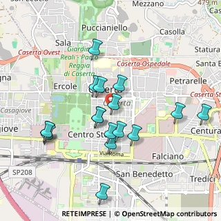Mappa Via Gian Lorenzo Bernini, 81100 Caserta CE, Italia (0.96765)