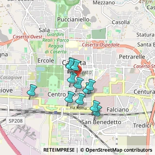 Mappa Via Gian Lorenzo Bernini, 81100 Caserta CE, Italia (0.73833)