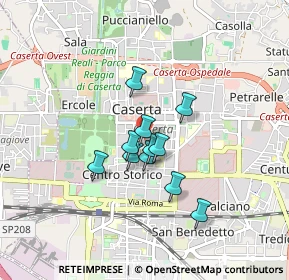 Mappa Via Gian Lorenzo Bernini, 81100 Caserta CE, Italia (0.62727)