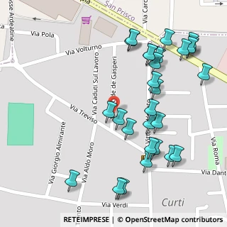 Mappa Via Treviso, 81040 Curti CE, Italia (0.15)