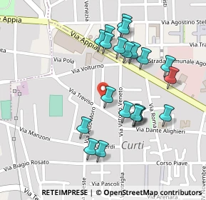 Mappa Via Treviso, 81040 Curti CE, Italia (0.2465)