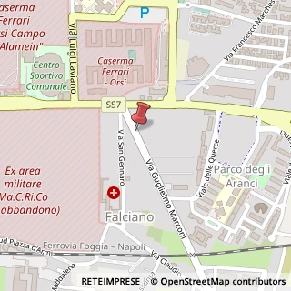 Mappa Via Guglielmo Marconi, 31, 81100 Caserta, Caserta (Campania)