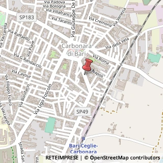Mappa Via Vittorio Veneto, 54, 70131 Bari, Bari (Puglia)