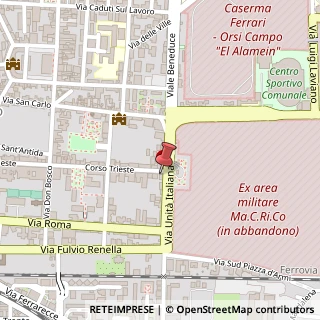 Mappa Corso Trieste, 224, 81100 Caserta, Caserta (Campania)