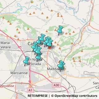 Mappa Via Gregorio Mendel, 81100 Caserta CE, Italia (2.76)