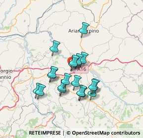 Mappa Via Tiziano Vecellio, 83035 Grottaminarda AV, Italia (5.96947)