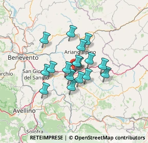 Mappa Via Tiziano Vecellio, 83035 Grottaminarda AV, Italia (9.75412)