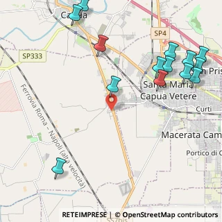 Mappa Via delle Industrie, 81050 San Tammaro CE, Italia (3.02143)