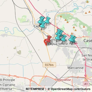 Mappa Via delle Industrie, 81050 San Tammaro CE, Italia (3.37091)