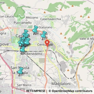 Mappa Via Eugenio Ruggiero, 81100 Caserta CE, Italia (2.354)