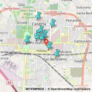 Mappa Via Galileo Galilei, 81100 Caserta CE, Italia (0.65182)