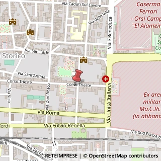 Mappa Corso Trieste, 164, 81100 Caserta, Caserta (Campania)