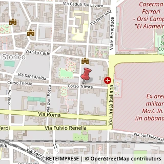 Mappa Corso Trieste, 245, 81100 Caserta, Caserta (Campania)