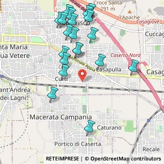 Mappa Via Pirandello, 81040 Curti CE, Italia (1.236)