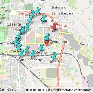 Mappa Servizio a domicilio, 81100 Caserta CE, Italia (1.125)