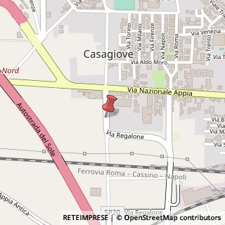 Mappa Via Regalone, 22, 81022 Casagiove CE, Italia, 81022 Casagiove, Caserta (Campania)