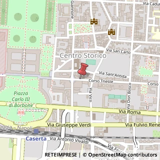 Mappa Corso Trieste,  63, 81100 Caserta, Caserta (Campania)