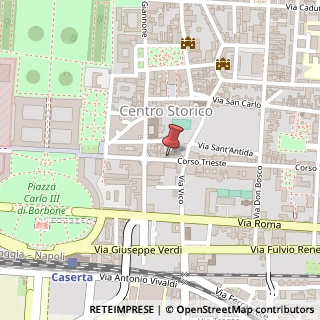 Mappa Corso Trieste, 69, 81100 Caserta, Caserta (Campania)
