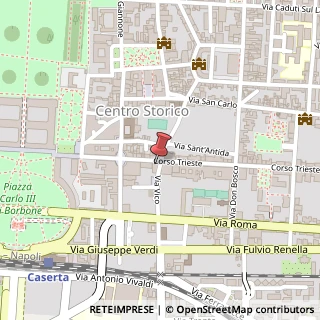Mappa Corso Trieste, 52, 81100 Caserta, Caserta (Campania)