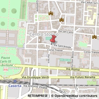 Mappa Via Sant'Antida, 81100 Caserta CE, Italia, 81100 Caserta, Caserta (Campania)