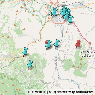 Mappa Piazza Filippo Zamparelli, 82010 San Leucio del Sannio BN, Italia (5.08467)