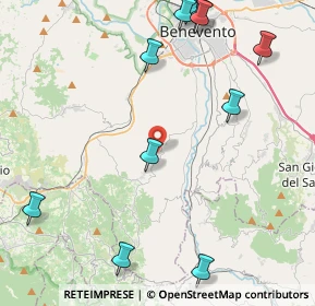 Mappa Piazza Filippo Zamparelli, 82010 San Leucio del Sannio BN, Italia (5.92)