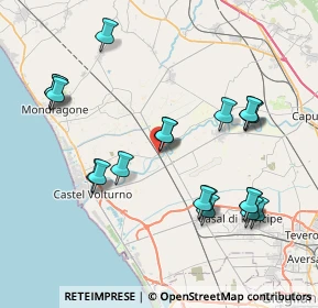 Mappa Via delle Mimose, 81030 Cancello ed Arnone CE, Italia (8.9285)