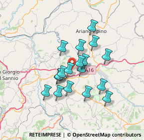 Mappa Via bosco, 83035 Grottaminarda AV, Italia (5.78222)